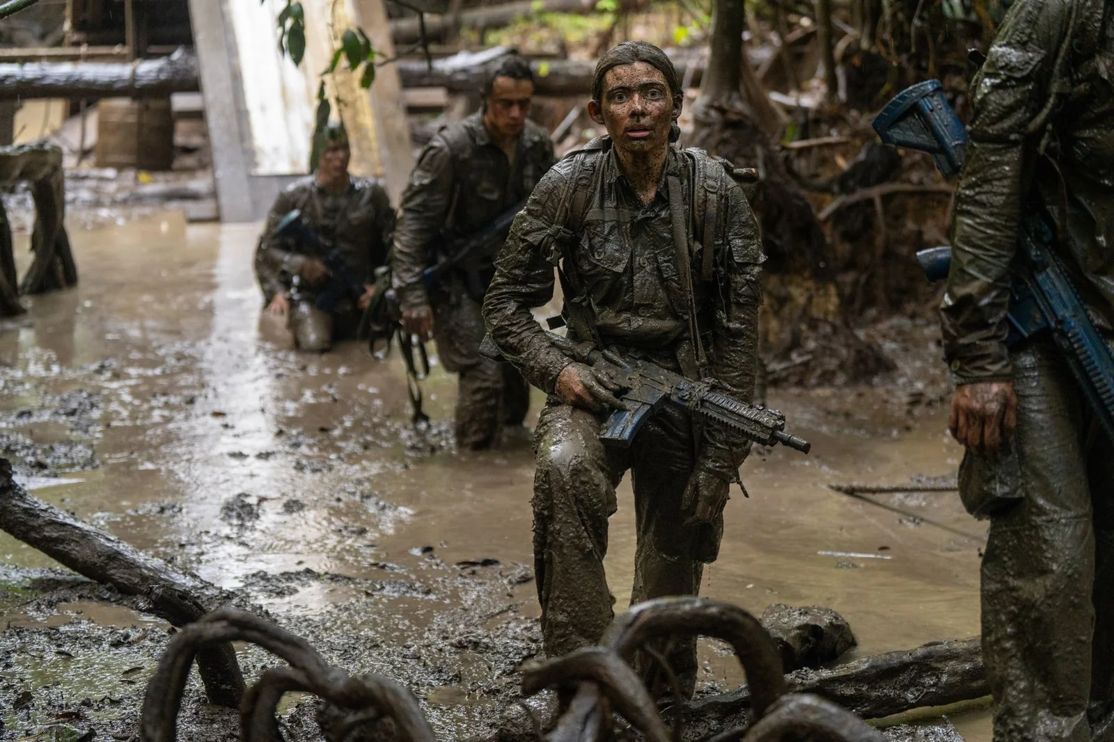 Stage commando jungle — photographie de reportage