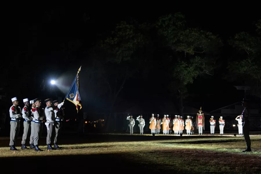 Les festivités de la Fourragère